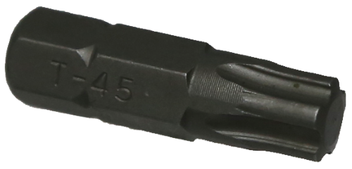 T45 5 Point Torx-Plus Insert Bit 5/16" Hex x 32mm Length T&E Tools T79145