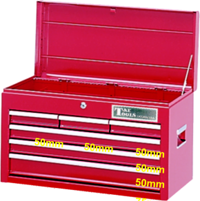 6 Drawer Top Chest T&E Tools TES600