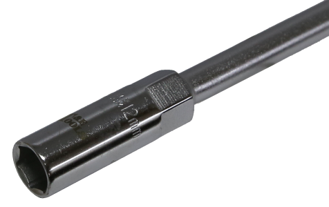 12mm. T-Handle Nut Driver Shaft T&E Tools TH112