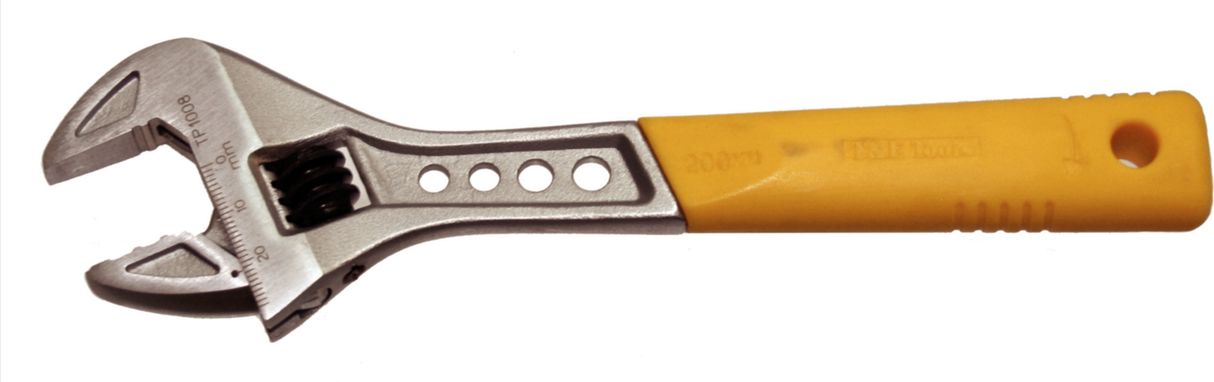 Tiger Paw Adjustable Wrenches (200mm) T&E Tools TP1008