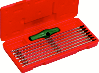 8 Piece Tamper Torx & Tamper Torx-Plus Bit Set T&E Tools TX078