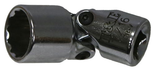 7/16" x 12Pt 1/4"Dr. Universal Socket T&E Tools U1314