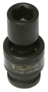 14mm x 1/2" Drive 6 Point Impact Universal Socket (Metric) T&E Tools U7414M