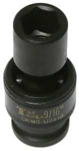 9/16" x 1/2" Drive 6 Point Impact Universal Socket (SAE) T&E Tools U7418