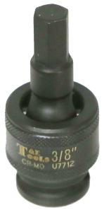3/8" x 3/8"Dr. Impact Uni. In-Hex Socket T&E Tools U7712