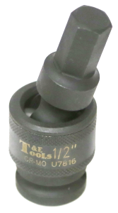 1/2" x 1/2"Dr. Impact Uni. In-Hex Socket T&E Tools U7816