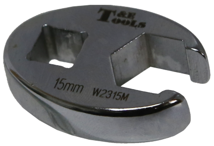 15mm x 3/8" Drive Crowsfoot Flare Wrench T&E Tools W2315M