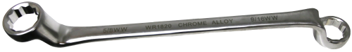 9/16" x 5/8" Whitworth Double-End Ring Wrench T&E Tools WR1820