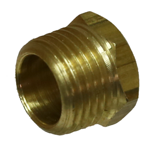 Male/Female Reducing Bush (1/2" x 1/4" NPT) T&E Tools X16F08