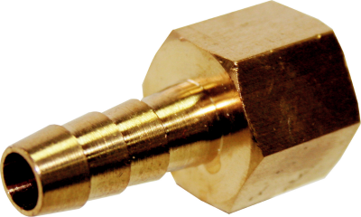 1/4" (6mm) Barbed Tailpiece, 1/4" NPT Female Thread T&E Tools XCHF0808