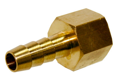 5/16" (8mm) Barbed Tailpiece, 1/4" NPT Female Thread T&E Tools XCHF1008
