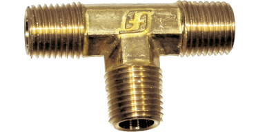 Three Way Male Tee (1/4" NPT) T&E Tools XMT0808