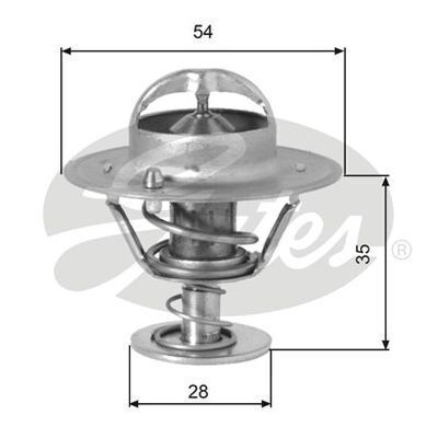 Thermostat Gates TH00782G1 for KIA HYUNDAI iLoad iMAX HOLDEN MITSUBISHI TRITON 2.5L