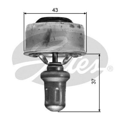 Thermostat Gates TH01489 for RENAULT VIRAGE 12 19 21 1.3L 1.4L 2.2L