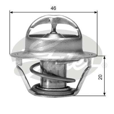 Thermostat Gates TH03082G1 for DAIHATSU CHARADE SUBARU FIORI SUZUKI HATCH 1L .08L 1.3L