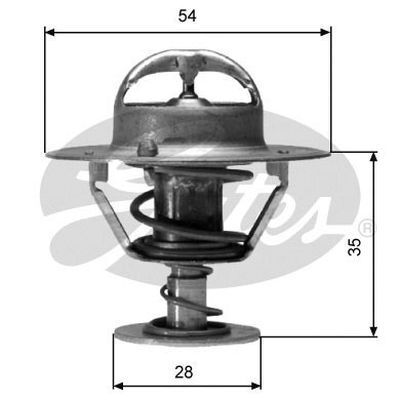 Thermostat Gates TH04277G1 for Mazda E-Series 1.5L Nissan Serena Pulsar 2L Mitsubishi L200