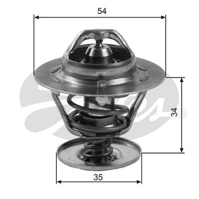 Thermostat Gates TH11383G1 for HYUNDAI S Coupe 1.5L KIA K2700 2.7L TRIUMPH Dolomite 1.9L