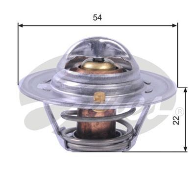 Thermostat Gates TH12888G1 for SAAB 96 2L LAND ROVER Range Rover 3.5L MG MGB 1.8L MAZDA