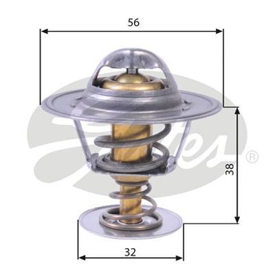 Thermostat Gates TH13182G1 for FIAT 128 130 1971-84 Petrol 1.3L 3.2L