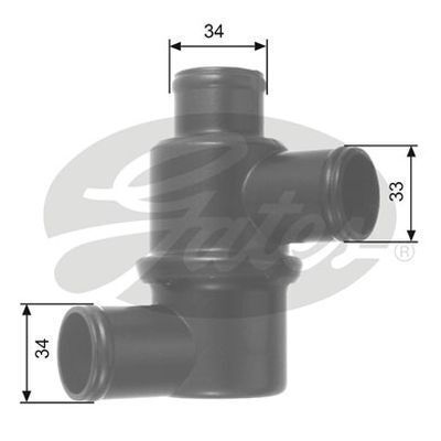Thermostat Housing OE Integrated, Gates TH14580 for Lada Niva 2123 Hatchback 1.7 Petrol BA321214