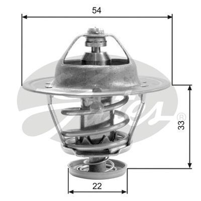 Thermostat Gates TH22682G1 for HOLDEN Rodeo 3L Jackaroo 2.2L ISUZU Elf 4.8L Diesel