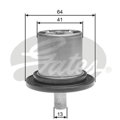 Thermostat Gates TH25882G1 for Renault Laguna BG0/1 Hatchback 24V (BG01, BG02, BG0D, BG0Y) 3.0 Petrol L7X 731