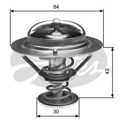 Thermostat Gates TH27082G1 for NISSAN Navara HYUNDAI Santa Fe MITSUBISHI Pajero KIA