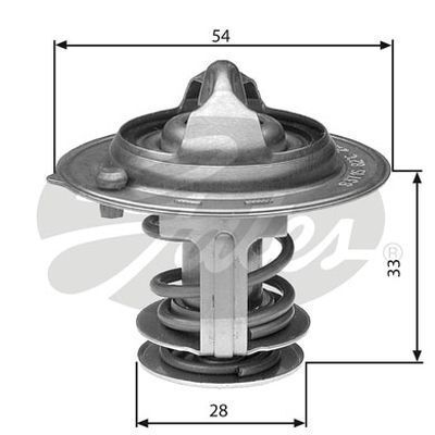 Thermostat Gates TH29882G1 for HYUNDAI LANTRA i30 ELANTRA ix35 i30 SANTA FE 2.4L Petrol