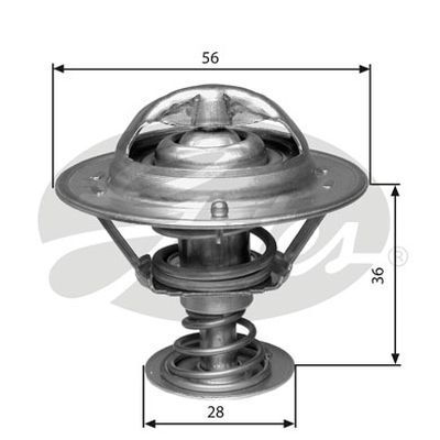 Thermostat Gates TH31482G1 for Toyota Yaris Soarer 1.4L Mitsubishi Lancer 2L Petrol
