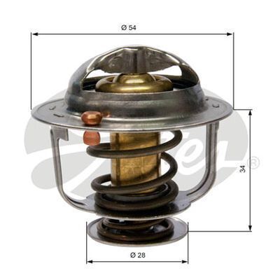 Thermostat Gates TH31788G1 for HONDA Jazz Insight 2001-2011 1L 1.3L Petrol
