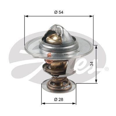 Thermostat Gates TH47685G1 for HYUNDAI Santa Fe Sonata Grandeur KIA Sportage