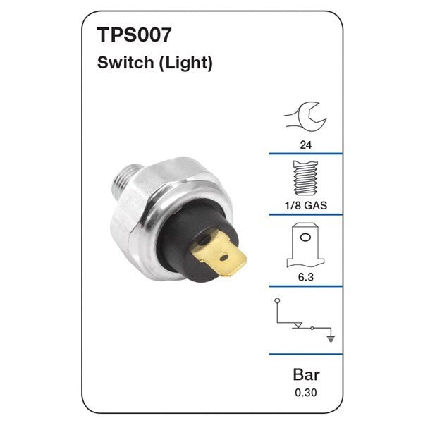 Oil Pressure Switch (Light) Tridon TPS007