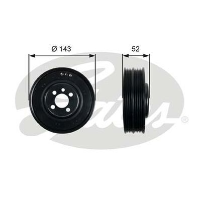Harmonic Balancer Pulley Gates TVD1093