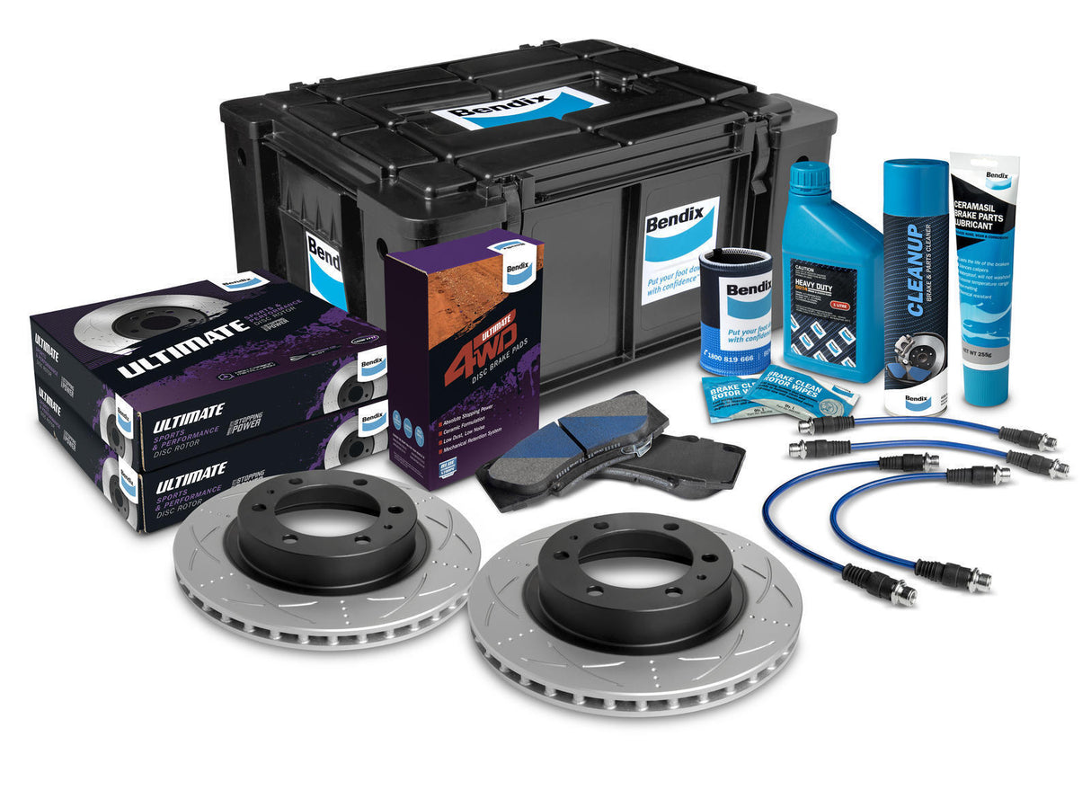 High Performance Bendix Brake Upgrade Kit for Toyota Hiliux GGN25 4.0