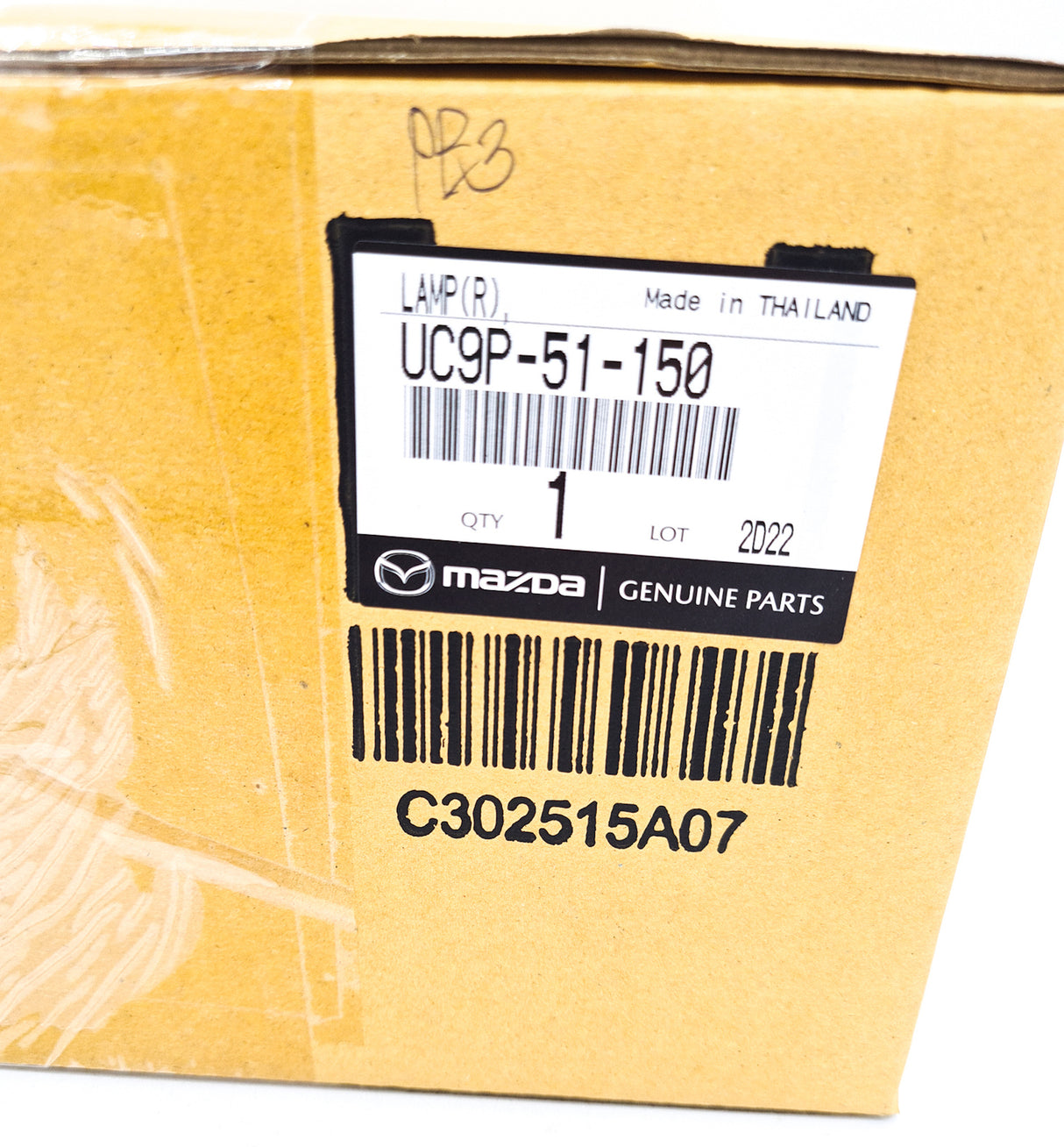 Tail Lamp RH Rear UC9P-51-150 for Mazda BT50
