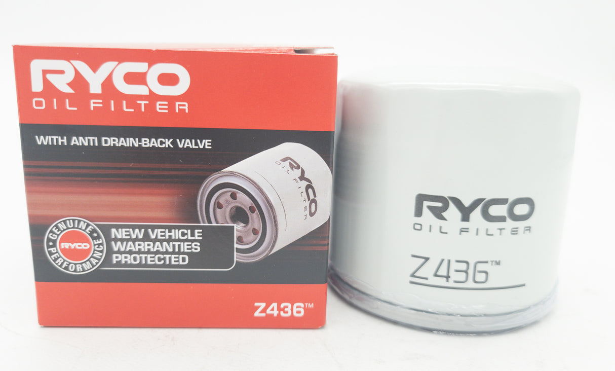 Oil Filter Ryco Z436 for FORD HONDA HYUNDAI INFINITI KIA MAZDA MITSUBISHI NISSAN SMART SUBARU