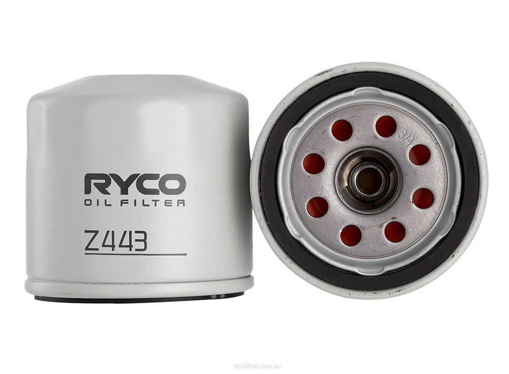 Oil Filter Z443 Ryco For Suzuki Baleno 1.0LTP K10C FW EW Hatchback (A1K310)