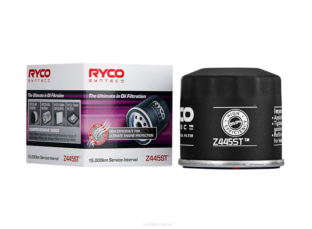 Oil Filter Z445ST Ryco For Renault Koleos 2.5LTP SUV Sce The Car Parts Shop