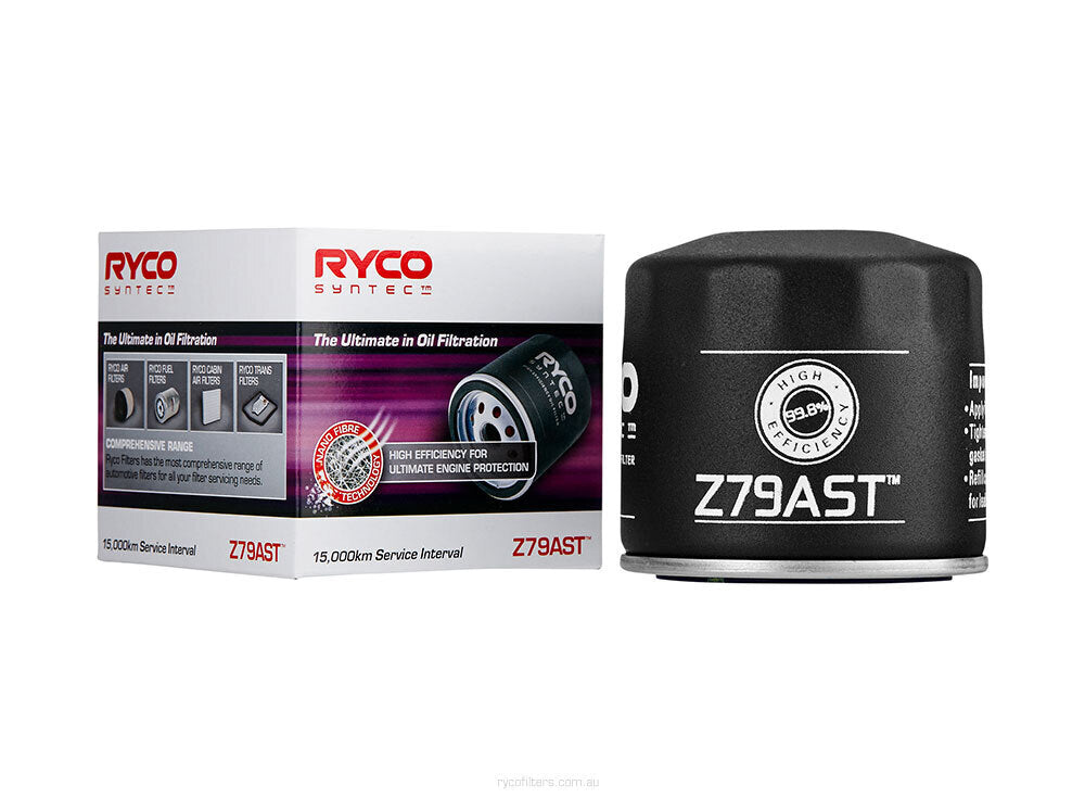 Oil Filter Z79AST Ryco For Mitsubishi Lancer 2.0LTP 4B11 T/C CJ CY CF Sedan EVO X (CZ4A)