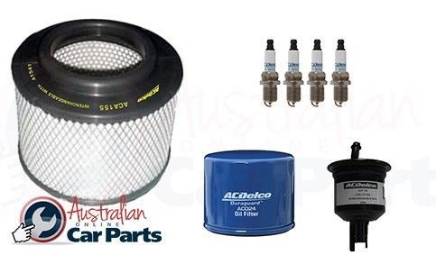 Oil Air Fuel And Spark Plugs Service Kit ACDelco For Toyota Hilux 2.7 2TRFE 2005-2015