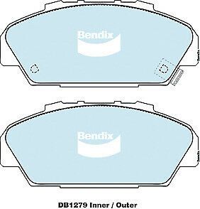 Brake Disc Pad Set Bendix DB1279 HD For HONDA ACCORD