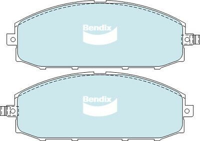 Brake Disc Pad Set Front Bendix DB1361 4WD For NISSAN PATROL Y61 GU 2.8 TDiC