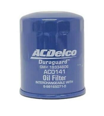 Oil Filter AcDelco ACO141 Z929 for Holden Rodeo Isuzi DMAX MUX Diesel 3.0L