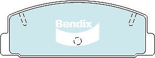 Brake Disc Pad Set Rear Bendix DB1760 GCT For MAZDA 6 GG GH GY