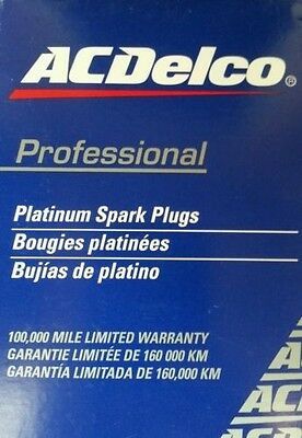 SPARK PLUGS suits FORD FALCON BA DOUBLE PLATINUM Genuine acdelco 160000KM