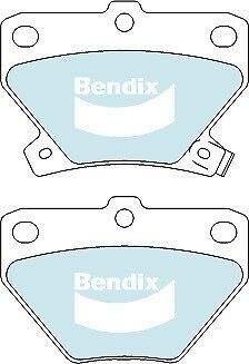 Brake Disc Pad Set Rear Bendix DB1429 HD For TOYOTA CELICA COROLLA PRIUS YARIS