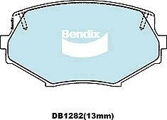 Brake Disc Pad Set Front Bendix DB1282 SRT For MAZDA MX-5 01/93- 04/98