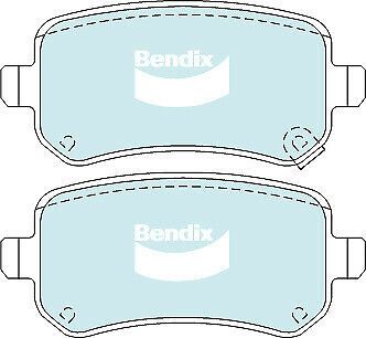 Brake Disc Pad Set Rear Bendix DB2152 4WD For CHRYSLER GRAND VOYAGER DODGE JOURNEY