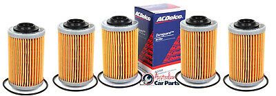 Oil Filter pack of 5 ACDelco for VZ VE VF V6 HOLDEN Commodore 3.6 3.0 Alloytec 2
