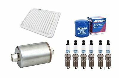 SERVICE KIT OIL AIR FUEL FILTERS & SPARK PLUG suits Ford Falcon 4L BF 2005-07